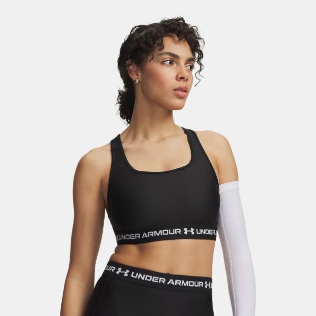 【UNDER ARMOUR】UA 女 Crossback 中衝擊運動內衣_1361034-011