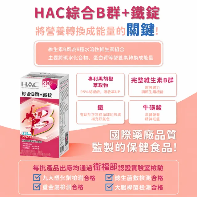 【永信藥品】綜合維他命B群+鐵錠4瓶組(共360錠/ 一年份 / 鐵 / 牛磺酸 / 糖衣錠 /上班族 / 學生 / 女性)