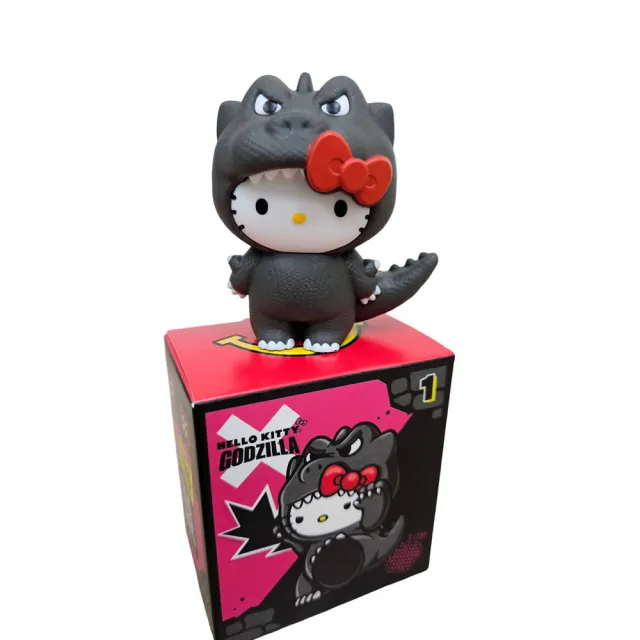 【麥當勞】美國快樂兒童餐限量收集公仔娃娃凱蒂貓Hello Kitty哥吉拉/布丁狗/酷企鵝/三頭龍