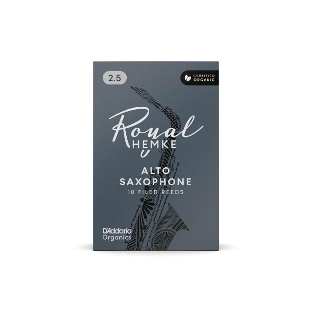 【D’Addario】RICO L.Hemke 中音薩克斯風竹片 10片裝 Alto Sax(附 吹嘴收納袋 薩克斯風通條布)