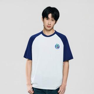 【GIORDANO 佐丹奴】男裝印花短袖T恤 超級瑪利歐銀河電影版系列(80 皎白X古典藍)