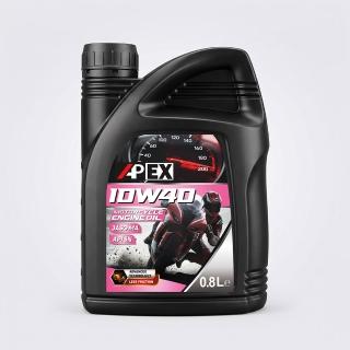 【APEX】APEX 4T 10W40 高效性能機油 0.8L 通勤必備API SN 白牌速克達/輕檔車