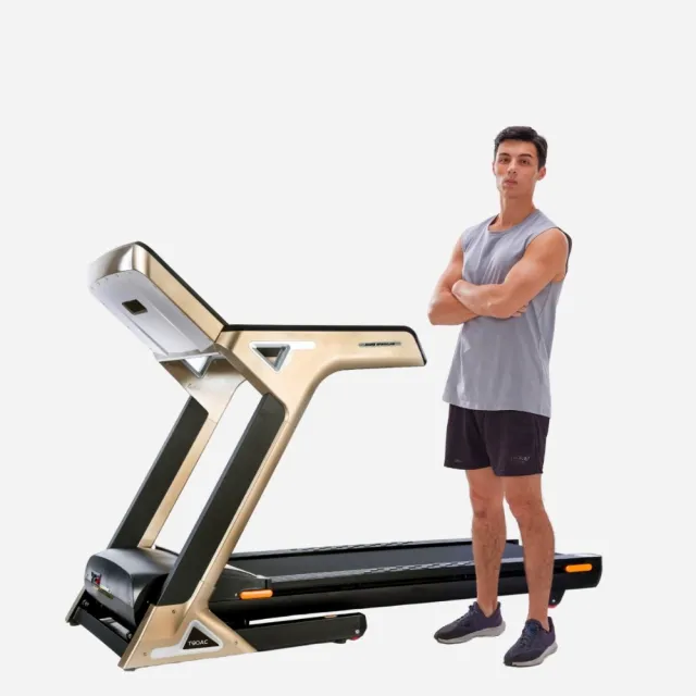 【BGYM 比勁】T90AC商用變頻跑步機(驅動跑帶馬達保固10年/商用AC馬達/加粗立管/高承重/爬坡/摺疊跑步機)