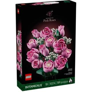 【LEGO 樂高】10374 粉紅玫瑰花束Bouquet of Pink Roses