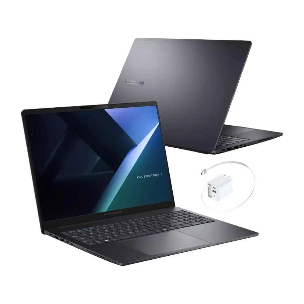 【ASUS 華碩】65W充電組★16吋Ultra 7 AI商用筆電(B3608CCA-0051A155H/Ultra 7-155H/16G/512G SSD/W11P)