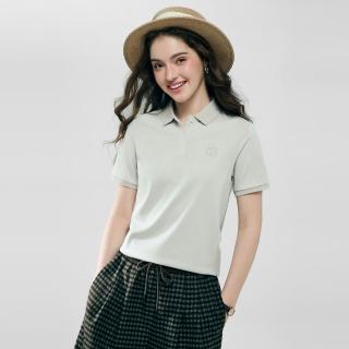 【GIORDANO 佐丹奴】女裝寬鬆短袖POLO衫 Liquid Touch系列(多色任選)