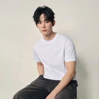 【GIORDANO 佐丹奴】韓國同款 男裝Sorona彈力圓領短袖T恤(多色任選)