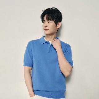 【GIORDANO 佐丹奴】韓系選品 男裝純棉短袖休閒POLO衫(多色任選)