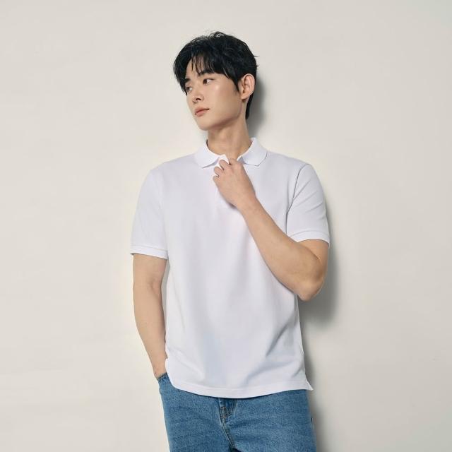 【GIORDANO 佐丹奴】韓系選品 男裝商務休閒短袖POLO衫(多色任選)