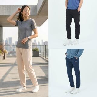 【GIORDANO 佐丹奴】男女裝透氣涼感休閒褲(多色任選)