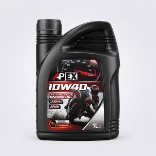 【APEX】4T 10W40 四行程合成機油 1L API SN高轉速與極限騎乘 檔車/速克達/重機