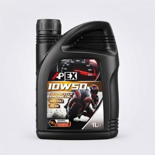 【APEX】4T 10W50 極限性能機油1L MA2 API SN熱血長途高轉速催油門.重機/檔車/速克達