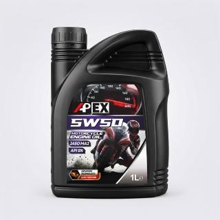 【APEX】4T 5W50 極限性能機油 1L MA2 API SN 山路彎道狂飆 檔車/速克達/重機通用