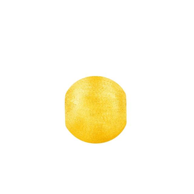 【周大福】絲絨貓眼珠 小金珠轉運珠 黃金串珠