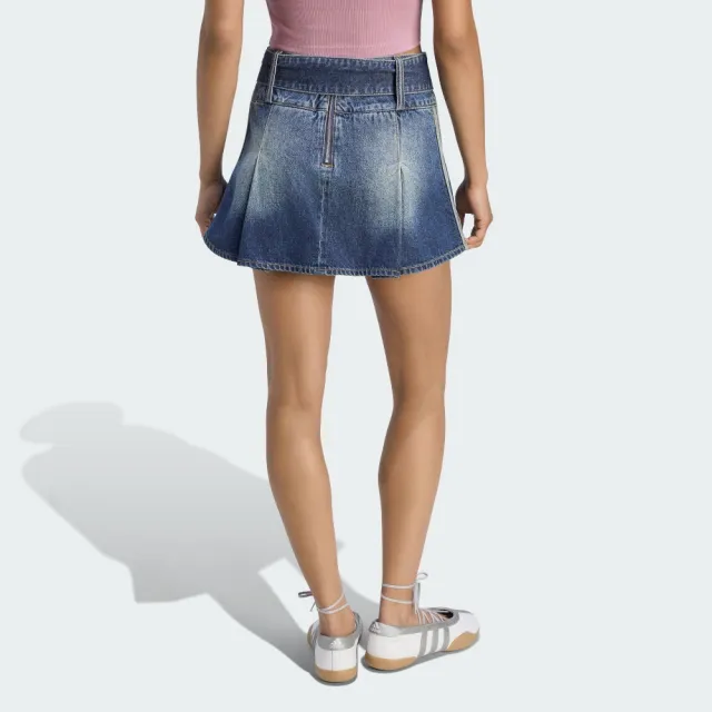 【adidas 愛迪達】運動 休閒 短裙 女裙 STREET W SKIRT(KX3049)