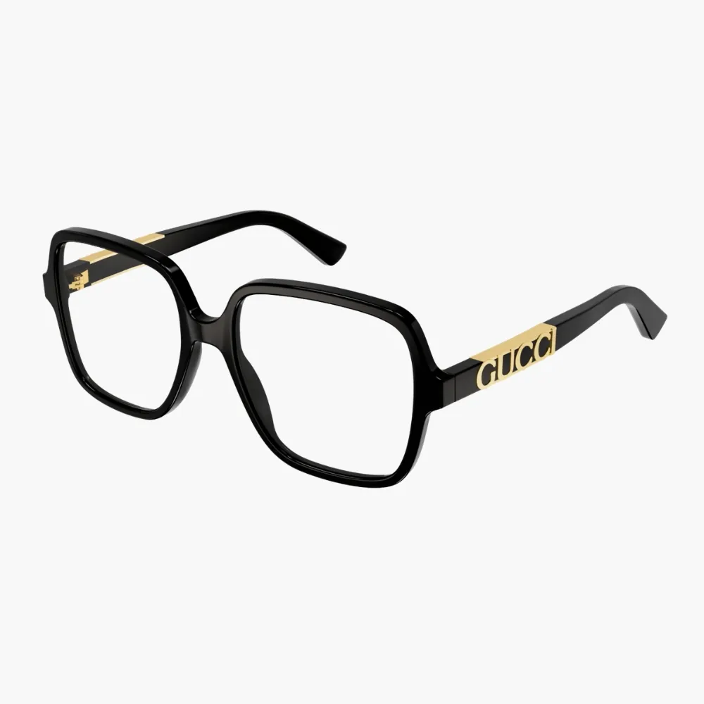 【GUCCI 古馳】方形膠框光學眼鏡(GG1193OA-001)