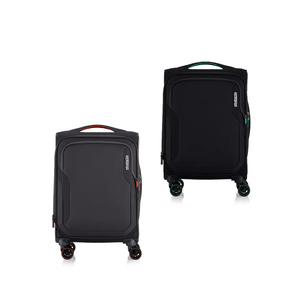 【AMERICAN TOURISTER 美國旅行者】20吋 APPLITE 5 前開式可擴充輕量軟殼行李箱/布箱/登機箱(多色可選)