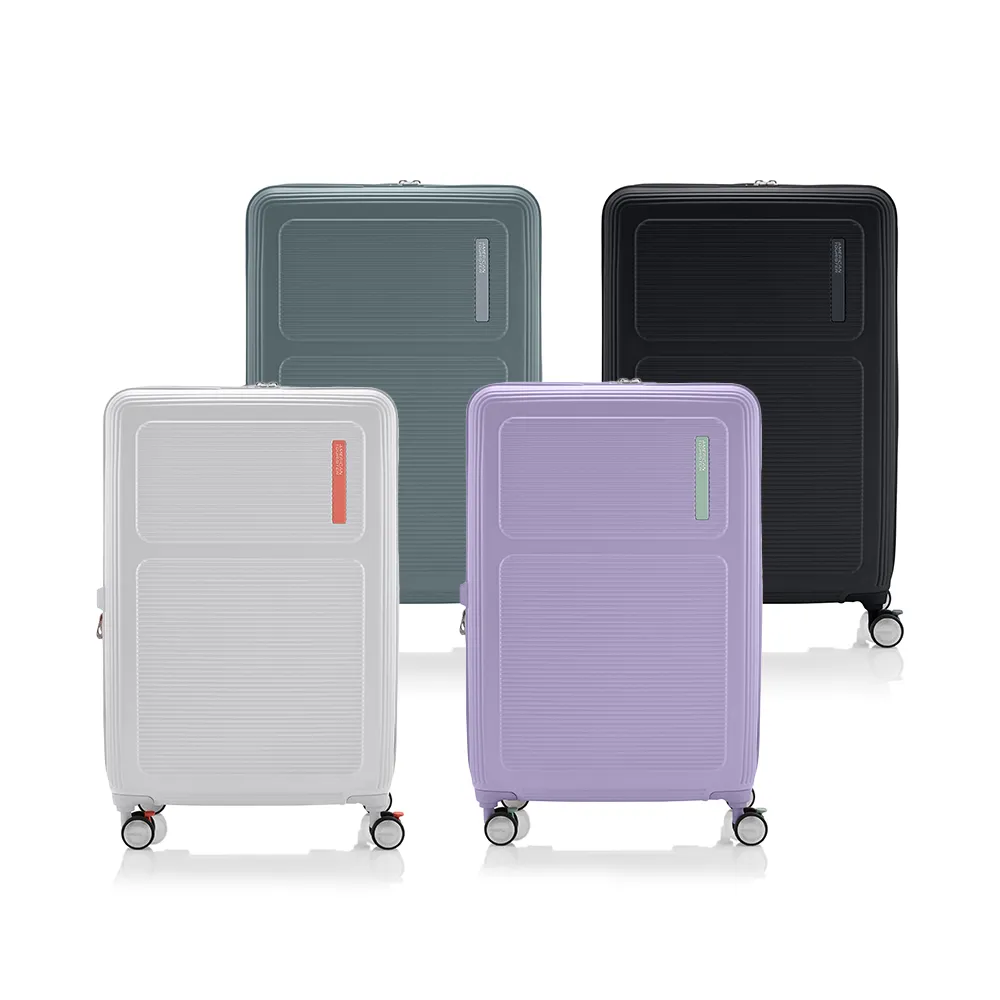 【AMERICAN TOURISTER 美國旅行者】24吋 MAXIVO 2:8前開式/上掀式可擴充大容量PC煞車輪行李箱(多色可選)