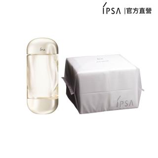 【IPSA 茵芙莎】官方直營 濕敷經典組 (全新流金保濕美膚水e 200ml+化妝棉120枚)