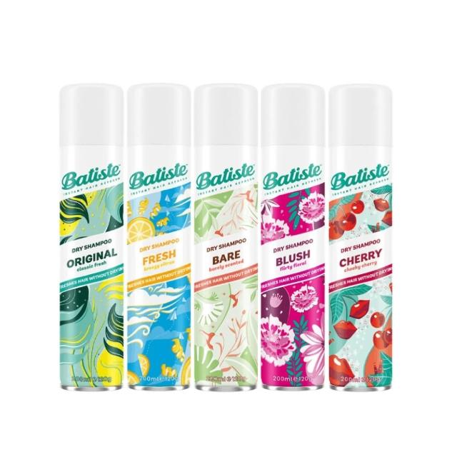 【Batiste 芭緹絲】乾洗髮 200ml 多款任選(去油/蓬鬆/新包裝)
