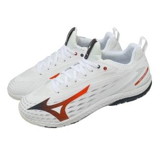 【MIZUNO 美津濃】桌球鞋 Wave Drive Neo 4 男鞋 女鞋 白 支撐 避震 抓地 81GA2500-31