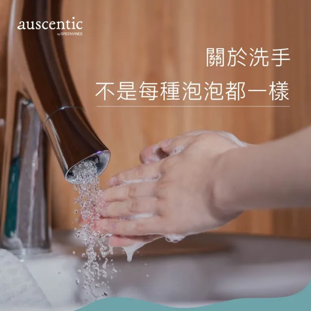 【auscentic 奧森青】植海微香洗手慕斯350ml(果香 X 草本調)
