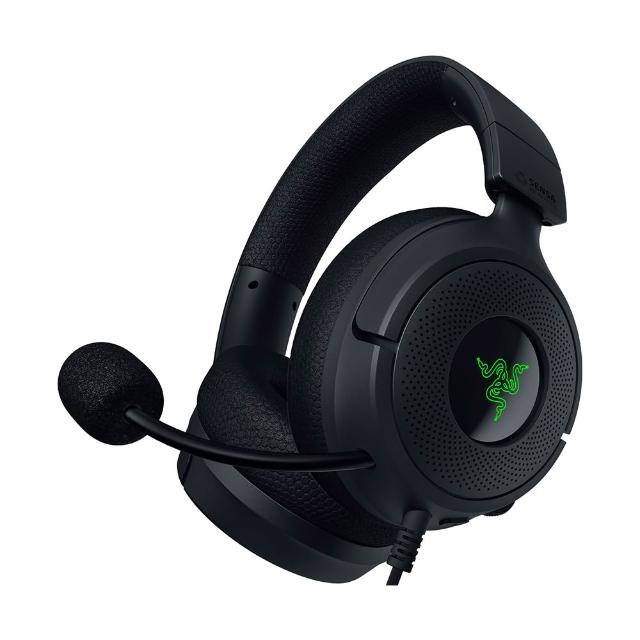 【Razer 雷蛇】北海巨妖 Kraken V4 X Sensa HD 有線電競耳麥 - 黑色
