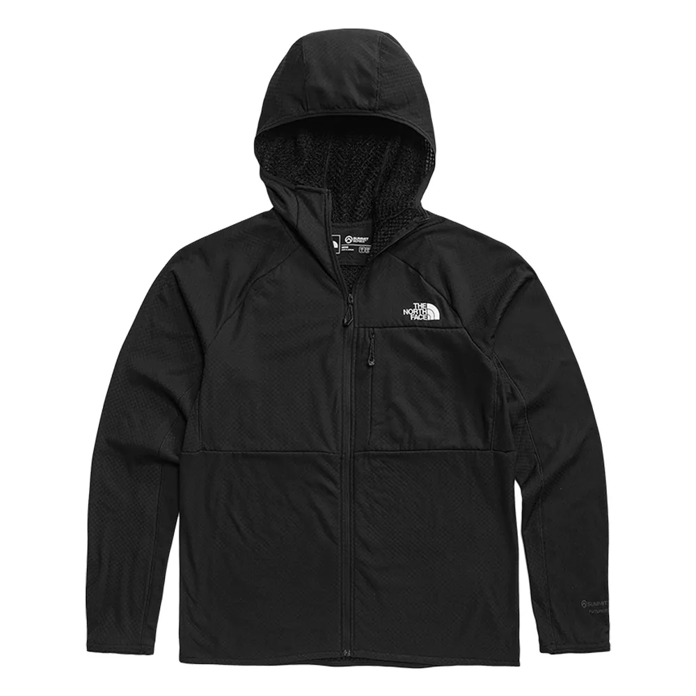 【The North Face 官方旗艦】北面男款黑色舒適保暖戶外連帽外套|5J7SJK3