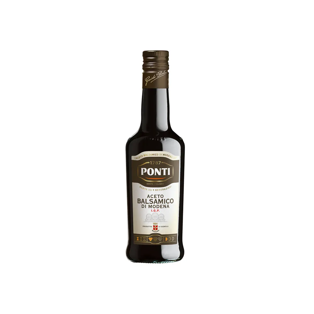 【PONTI】義大利 巴薩米可醋500ml(餐前醋、養生醋、葡萄酒醋)