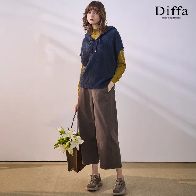 【Diffa】半高領毛衣-女