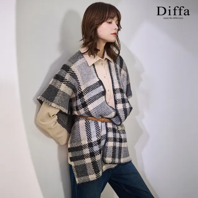 【Diffa】卡其貼袋上衣-女