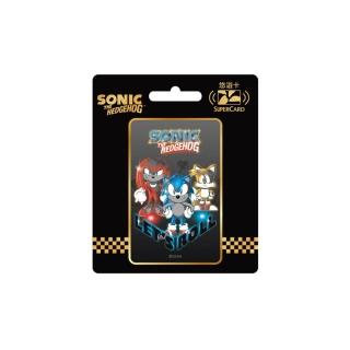 【Easycard 悠遊卡】代銷 音速小子霓虹系列Supercard悠遊卡-LETS ROLL