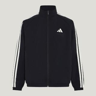 【adidas 愛迪達】St 3st Lw Jkt 男女 風衣 運動外套 輕量 防潑水 黑(KX0491)