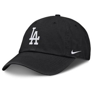 【NIKE 耐吉】MLB LOS ANGELES DODGERS CLUB CAP 098D 洛杉磯道奇隊 棒球帽 黑 老帽