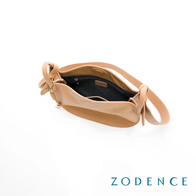【ZODENCE 佐登司】VESPER進口真皮斜背馬鞍包-小-多色 (側背包/側肩包/馬鞍包)