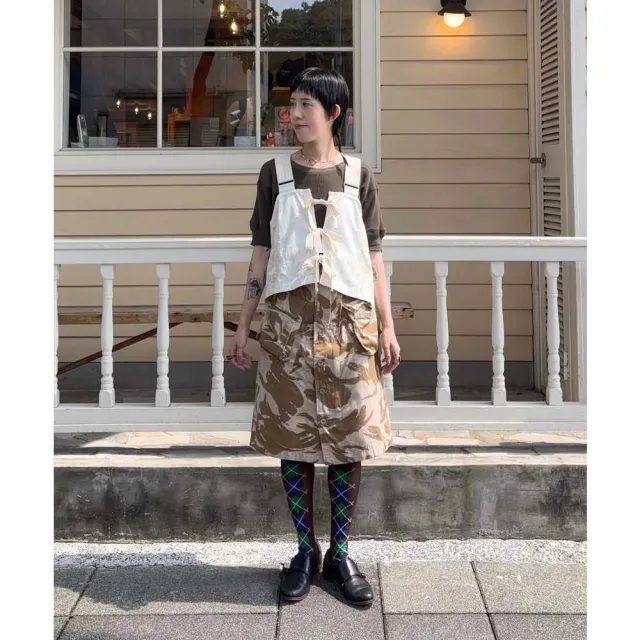 【BEAMS】官方旗艦館 BEAMS BOY / 女裝 破壞 華夫格 T恤