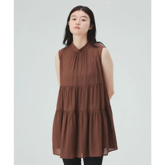 【BEAMS】官方旗艦館 BEAMS HEART / 女裝 蕾絲下擺 小V領 襯衫