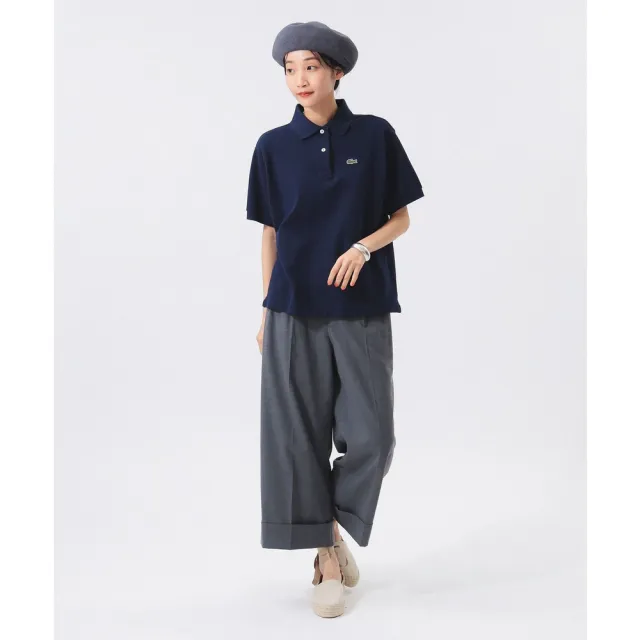 【BEAMS】官方旗艦館 BEAMS BOY / 女裝 混紡 寬版 長褲