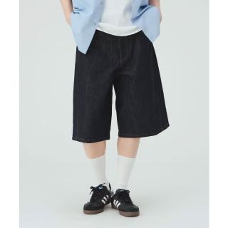 【BEAMS】官方旗艦館 BEAMS HEART / 男裝 仿丹寧 彎弧 Baggy 短褲