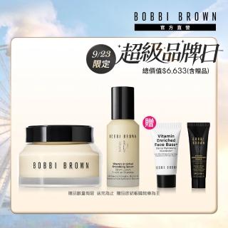 【Bobbi Brown 芭比波朗】維他命妝前持妝雙明星組(維他命乳霜50ml＋精華30ml)