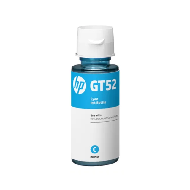 【HP 惠普】官方直營 1黑3彩墨水組(GT53XL+GT52C/M/Y))(Smart tank系列)
