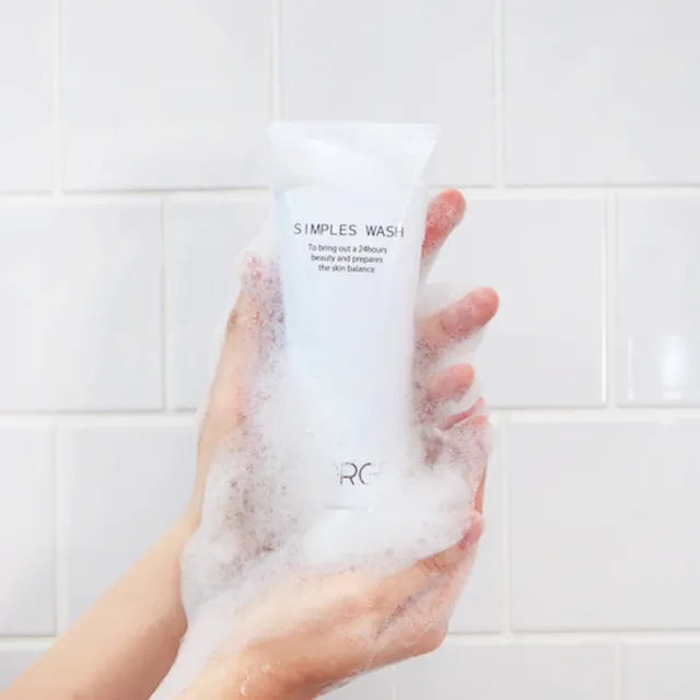 【日本美肌對策】AURA雅鄔樂 潤澤淨透洗顏乳 Simples Wash 100g