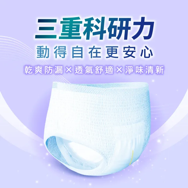 moPro會員限定【Dr.P ProX 科研】長時間透氣活力褲M/L-XL(6包/箱購 成人褲型紙尿褲/復健褲)/包大人科研