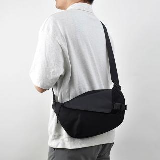 【men life】側背包 異材質拼接簡約單肩包