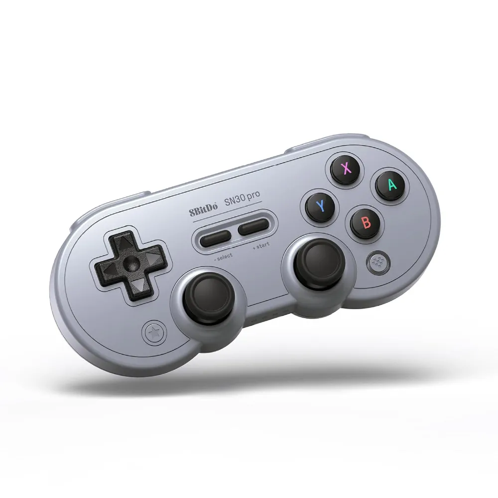 【8Bitdo】八位堂 Switch 副廠 SN30 Pro 全新霍爾搖桿 藍牙無線手把 / 經典灰(鍵寧公司貨)