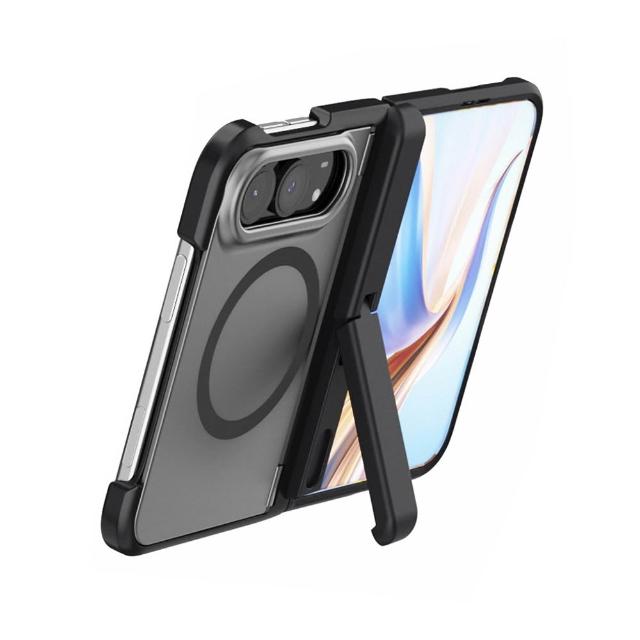 【CaseGuard】iPhone Duo 全能折疊隱形支架保護殼 透黑