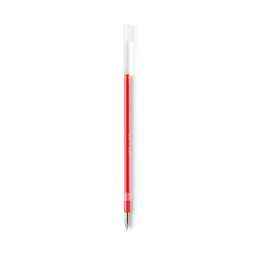 【MUJI 無印良品】滑順按壓油性原子筆芯(紅/黑/綠/藍)