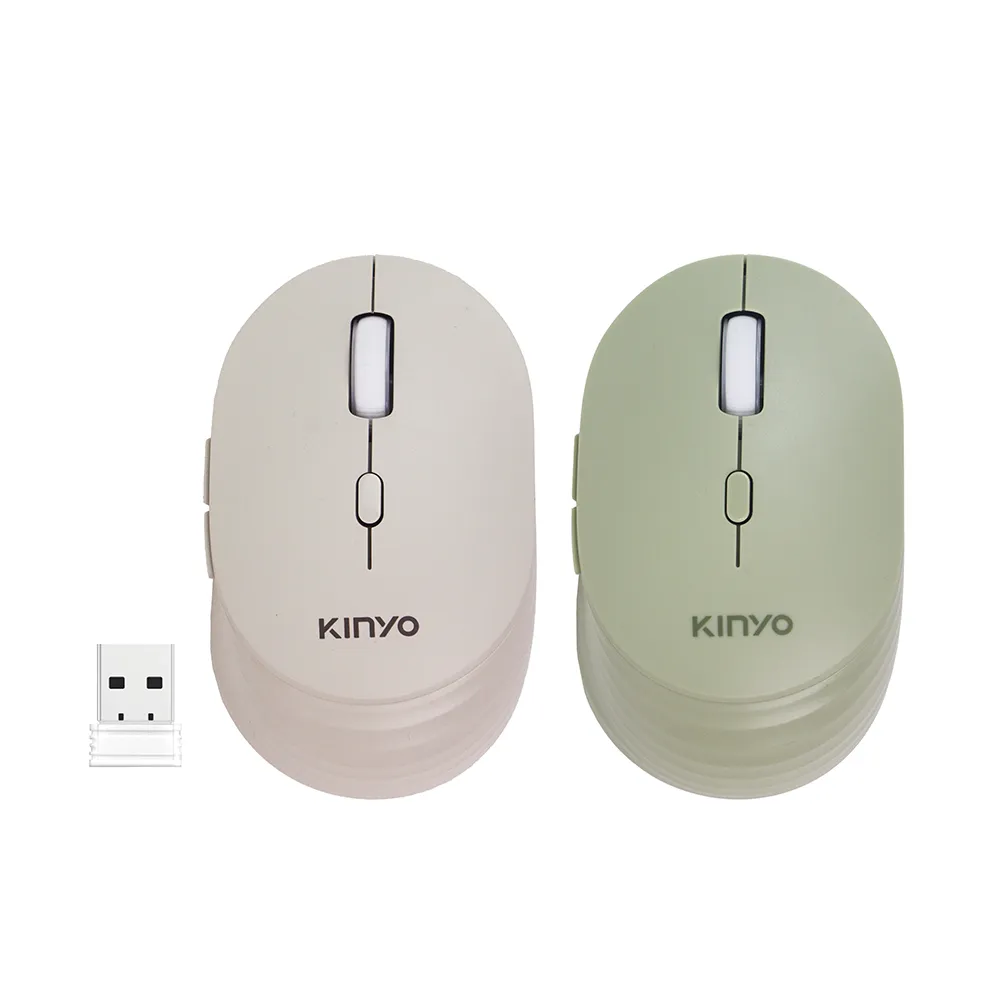 【KINYO】2.4GH六鍵無線靜音滑鼠 (GKM-555)