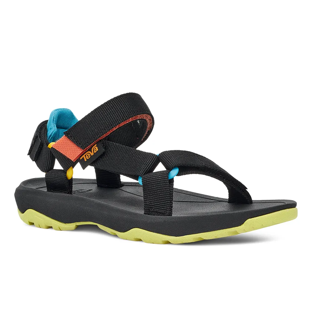 【TEVA】涼鞋 童鞋 中童 大童 機能運動涼鞋 雨鞋 水鞋 Hurricane XLT 2 多彩黑 TV1019390CBLKM