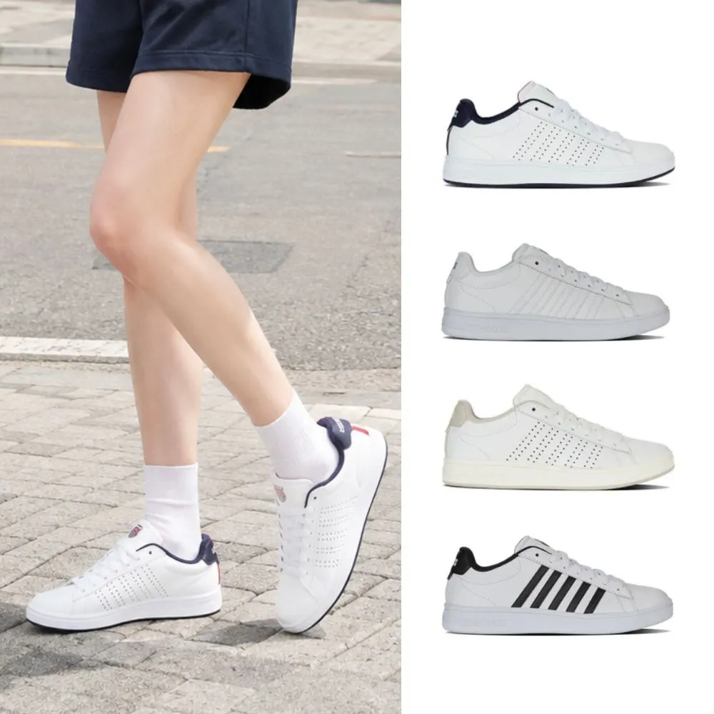 【K-SWISS】經典百搭小白鞋Court Base II/Tiebreak II 休閒鞋 板鞋 女鞋 多色 (94411/94413)